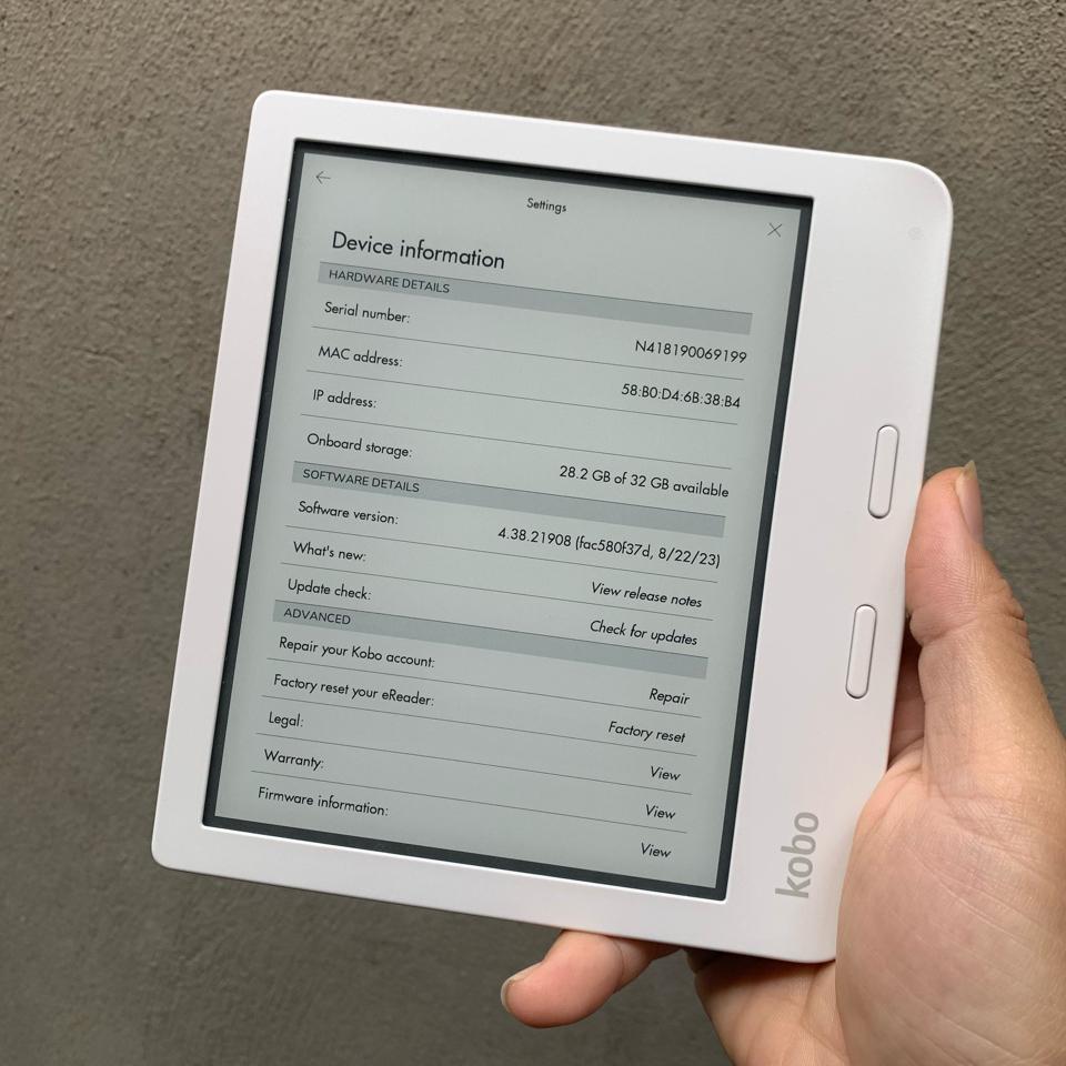 Kobo libra 2 white likenew nobox-duoc-ban-tai-BKTECH STORE