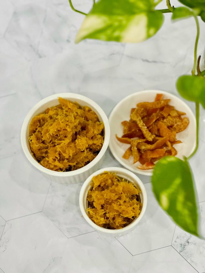 Bánh dứa ĐL nhân cam trần bì - 200g-duoc-ban-tai-Bếp Xanh NPfresh - Tiệm Bánh Handmade Online