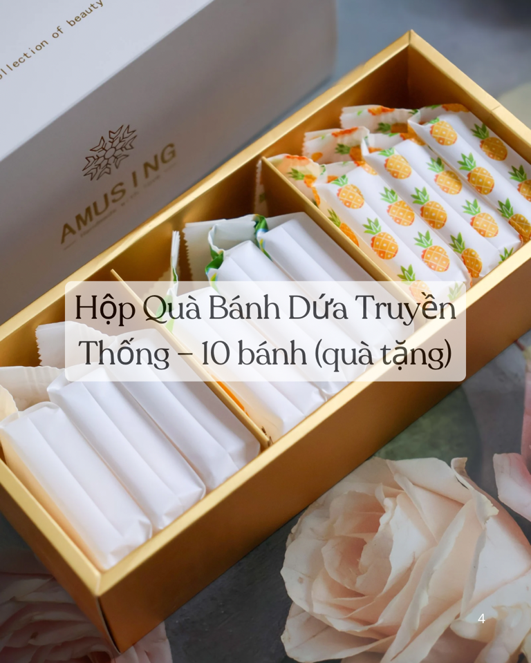 Bánh dứa Đài Loan - Hộp 10 bánh 300g-duoc-ban-tai-Bếp Xanh NPfresh - Tiệm Bánh Handmade Online