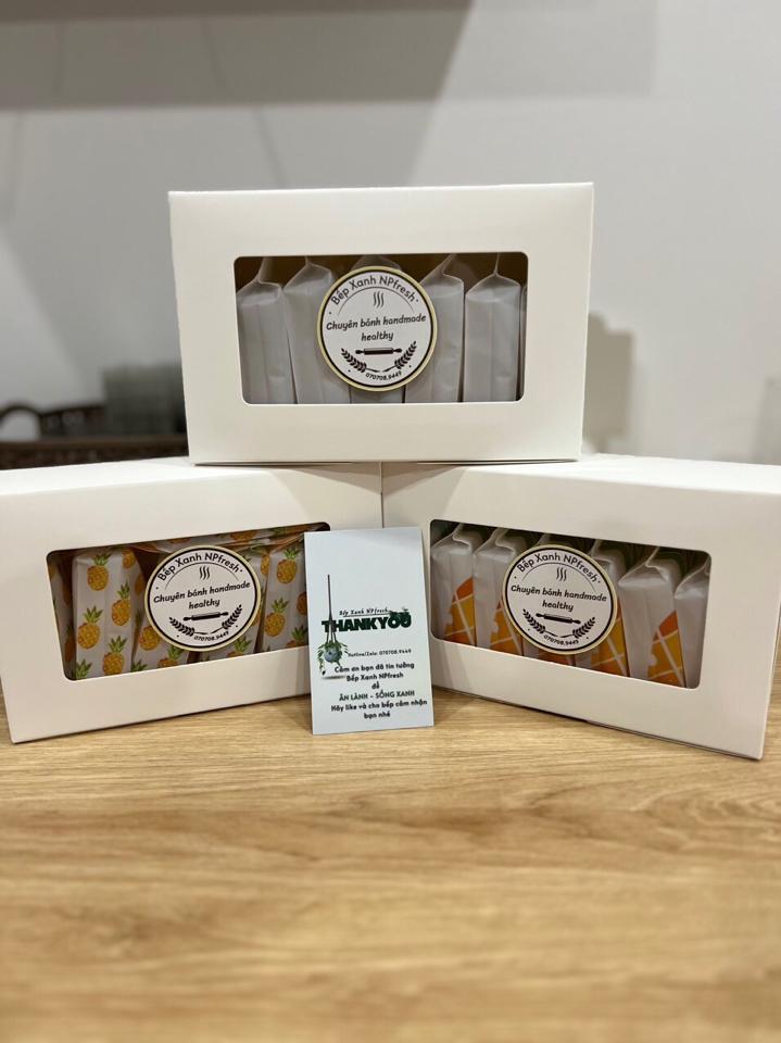 Bánh dứa ĐL nhân dừa sợi - 200g-duoc-ban-tai-Bếp Xanh NPfresh - Tiệm Bánh Handmade Online