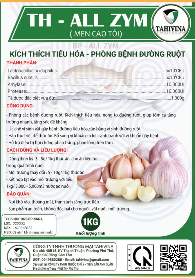 TH - All Zym (Men tỏi)-duoc-ban-tai-Công Ty TNHH TM TAHIVINA