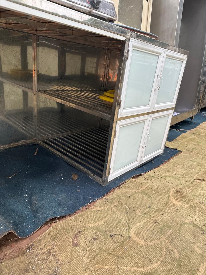 S100526 bàn quầy inox -duoc-ban-tai-Vua Đồ Cũ