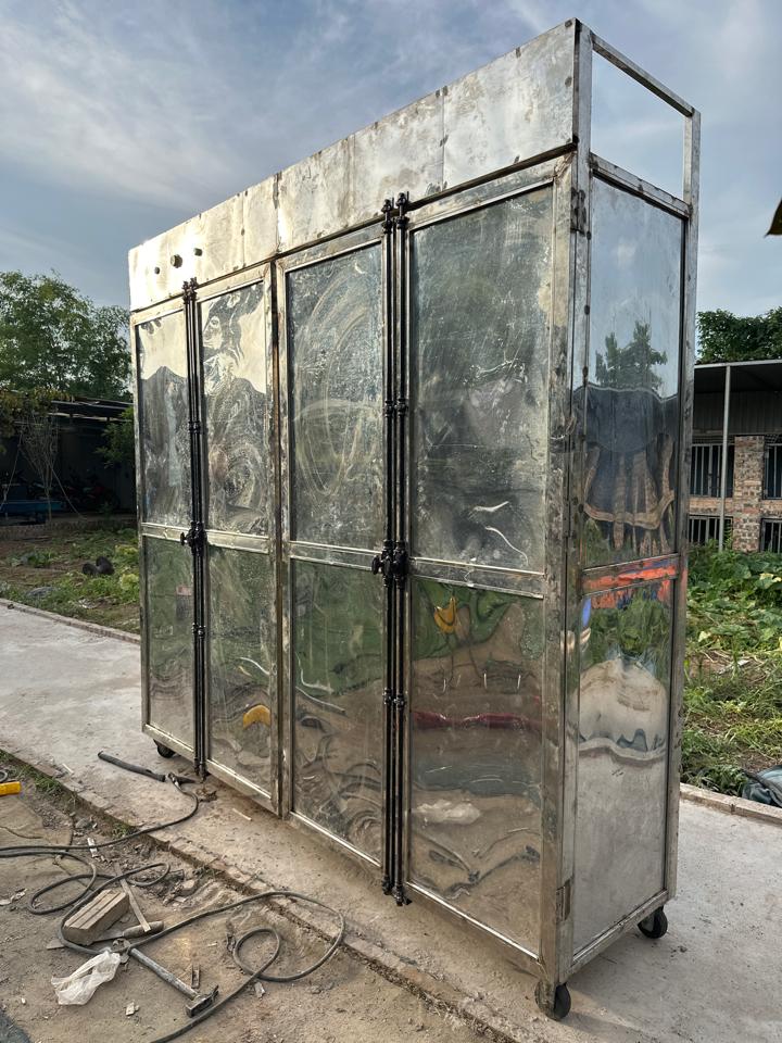 S100526 tủ sấy bát 2m42x62x2m30-duoc-ban-tai-Vua Đồ Cũ