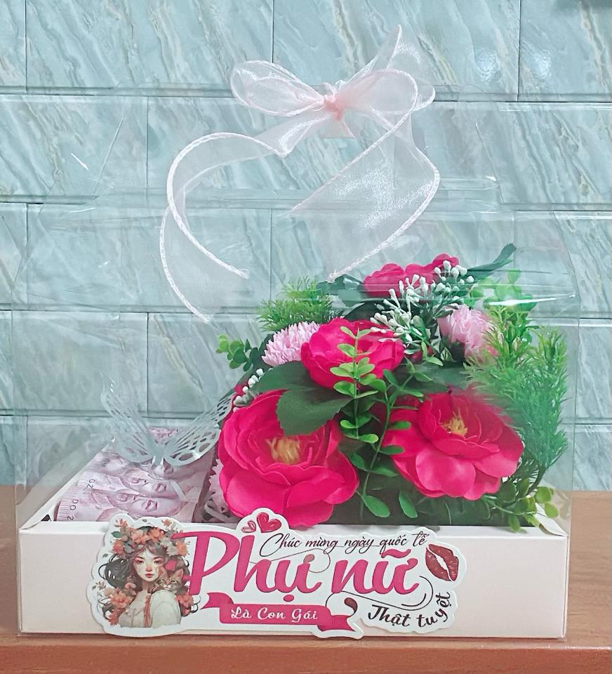 GIỎ HOA TIỀN 2 NGĂN (giá tham khảo)-duoc-ban-tai-| Gifts ☈¡☈ô |