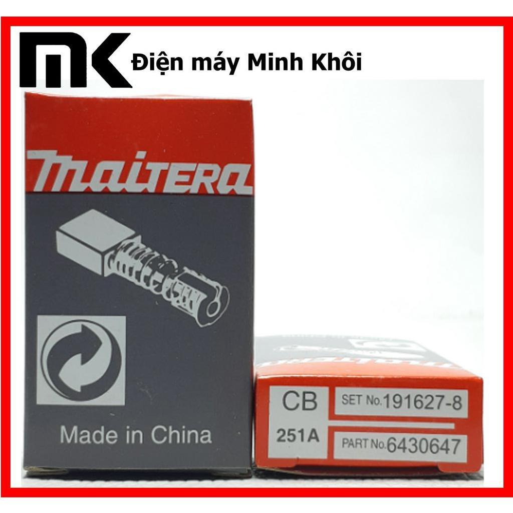Chổi than 251 ( 11 x 7 x 18mm ) máy khoan, máy mài, máy cắt sắt...-duoc-ban-tai-Điện Máy Minh Khôi