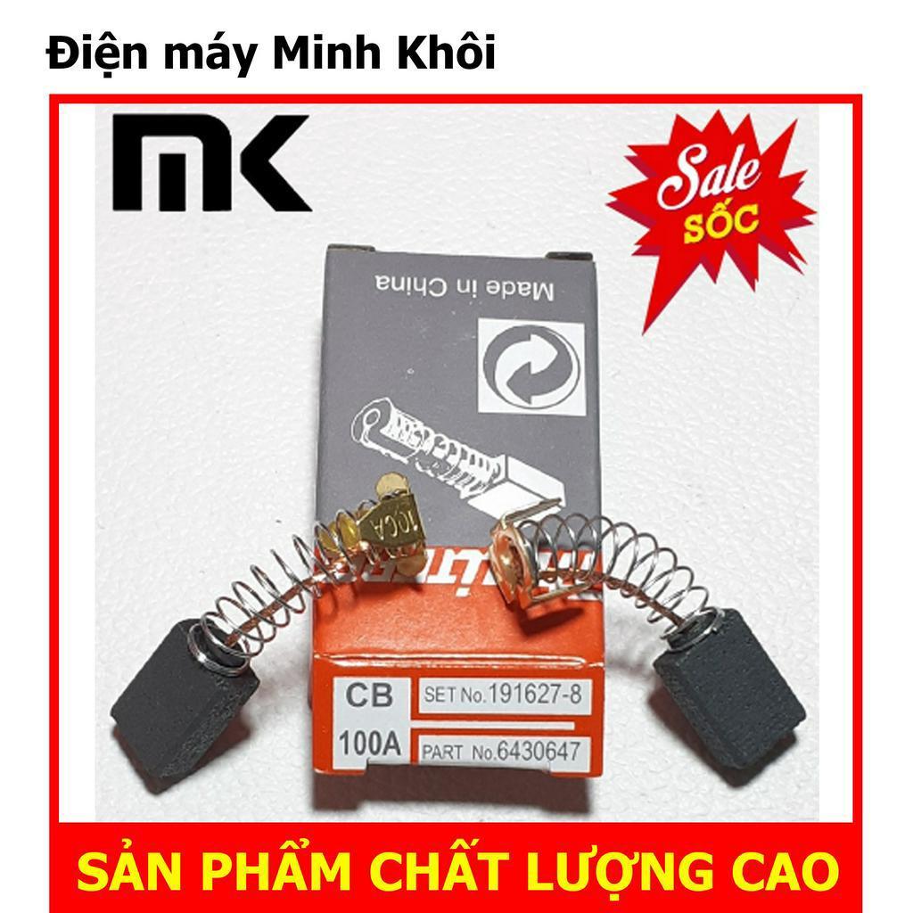 Chổi than 100 ( 10 x 6 x 14.5mm ) máy khoan, máy mài, máy cắt sắt...-duoc-ban-tai-Điện Máy Minh Khôi