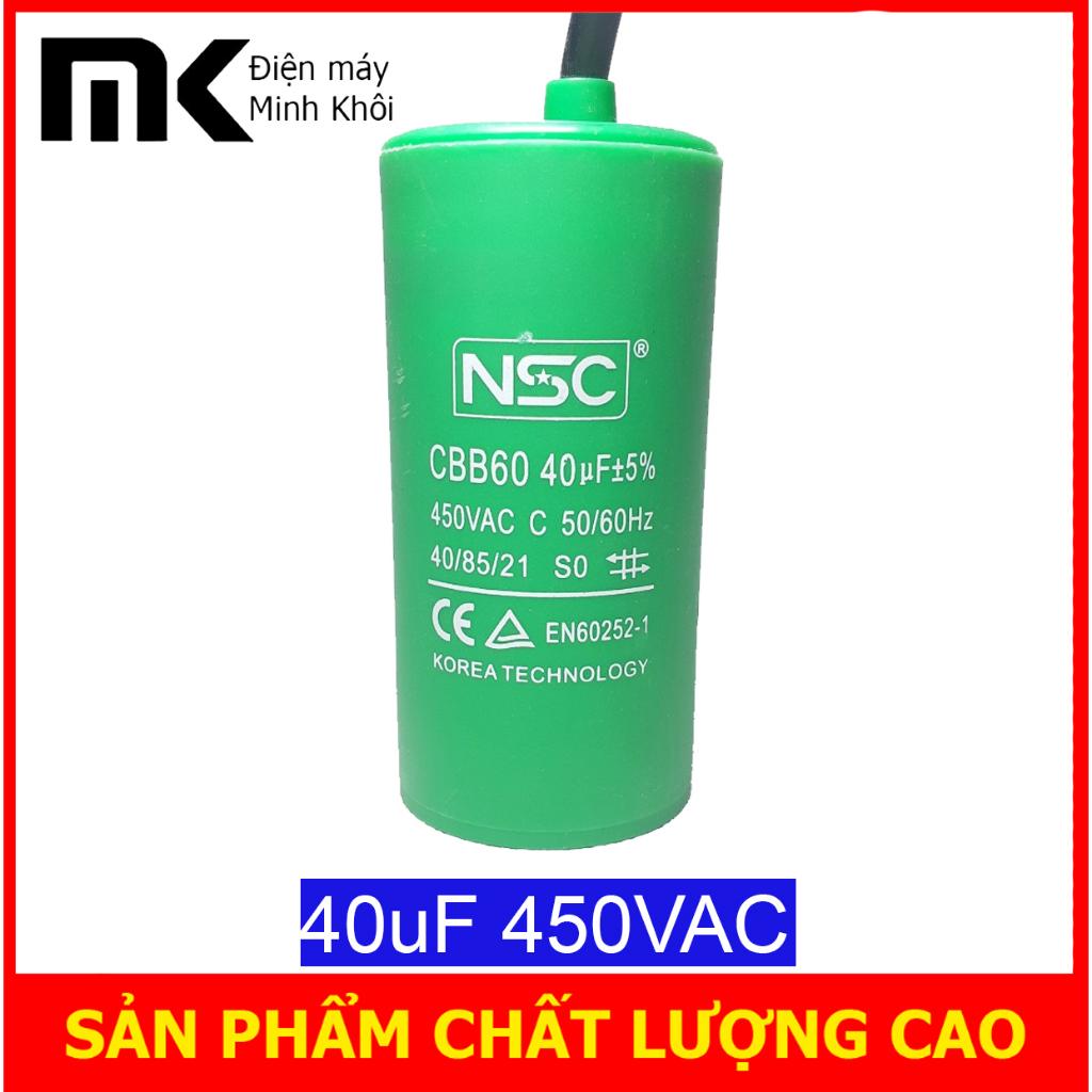 Tụ nhựa 40uf NSC -duoc-ban-tai-Điện Máy Minh Khôi