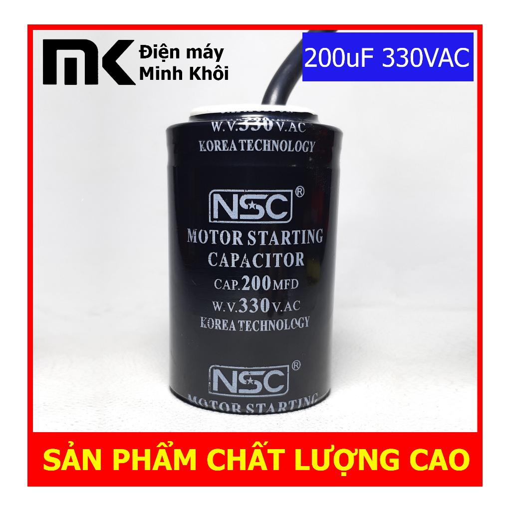 Tụ đề dây 200MFD NSC -duoc-ban-tai-Điện Máy Minh Khôi