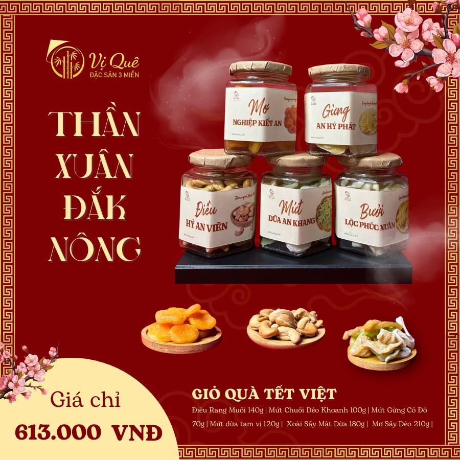 Giỏ quà tết 2024 Vị Quê - Quà tặng tết -THẦN XUÂN ĐẮK NÔNG | Giỏ quà tết 63 tỉnh thành giỏ tre đựng quà tết-duoc-ban-tai-Vị Quê - Quà Tặng Đặc Sản
