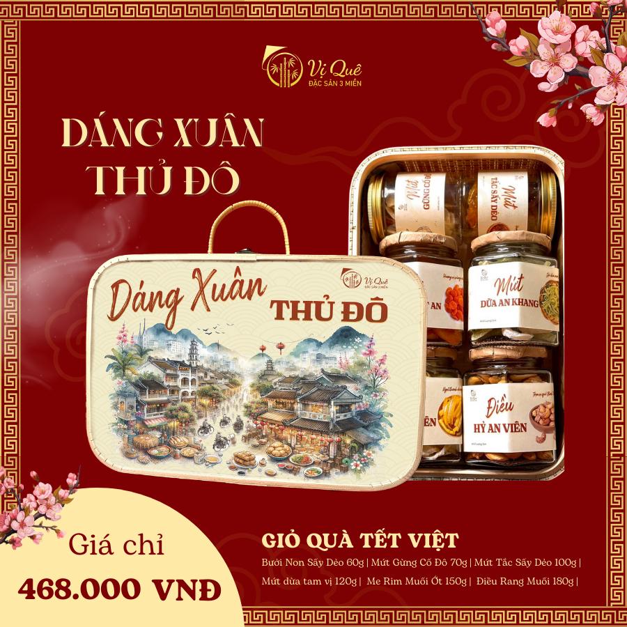Giỏ quà tết 2024 Vị Quê - Quà tặng tết -DÁNG XUÂN THỦ ĐÔ | Giỏ quà tết 63 tỉnh thành giỏ tre đựng quà tết-duoc-ban-tai-Vị Quê - Quà Tặng Đặc Sản
