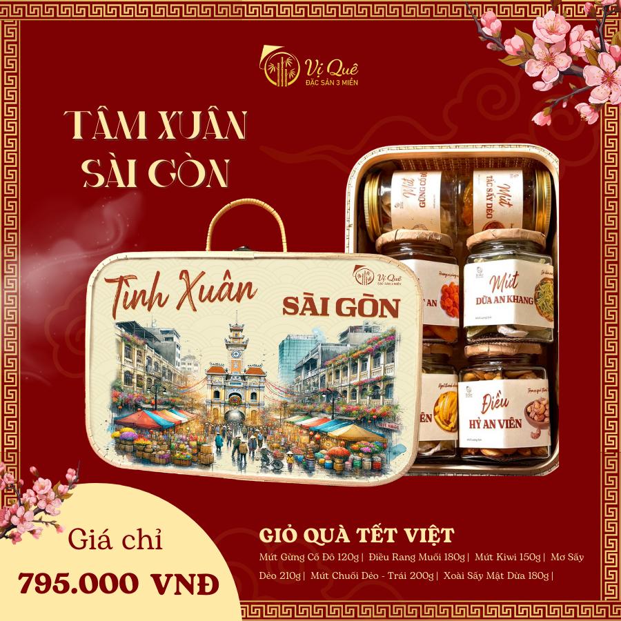 Giỏ quà tết 2025 Vị Quê - Quà tặng tết -TÂM XUÂN SÀI GÒN | Giỏ quà tết 63 tỉnh thành giỏ tre đựng quà tết-duoc-ban-tai-Vị Quê - Quà Tặng Đặc Sản