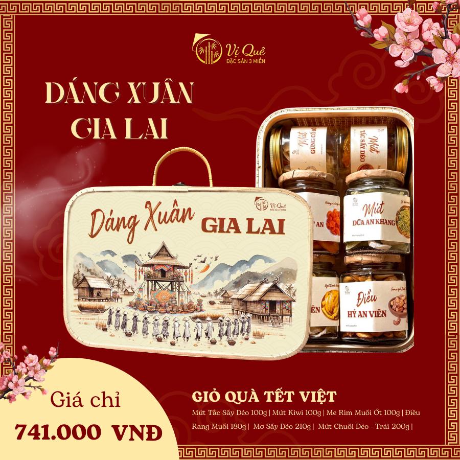 Giỏ quà tết 2024 Vị Quê - Quà tặng tết -DÁNG XUÂN GIA LAI | Giỏ quà tết 63 tỉnh thành giỏ tre đựng quà tết-duoc-ban-tai-Vị Quê - Quà Tặng Đặc Sản