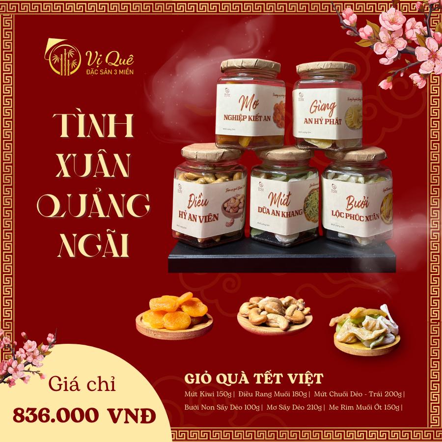 Giỏ quà tết 2024 Vị Quê - Quà tặng tết -TÌNH XUÂN QUẢNG NGÃI | Giỏ quà tết 63 tỉnh thành giỏ tre đựng quà tết-duoc-ban-tai-Vị Quê - Quà Tặng Đặc Sản