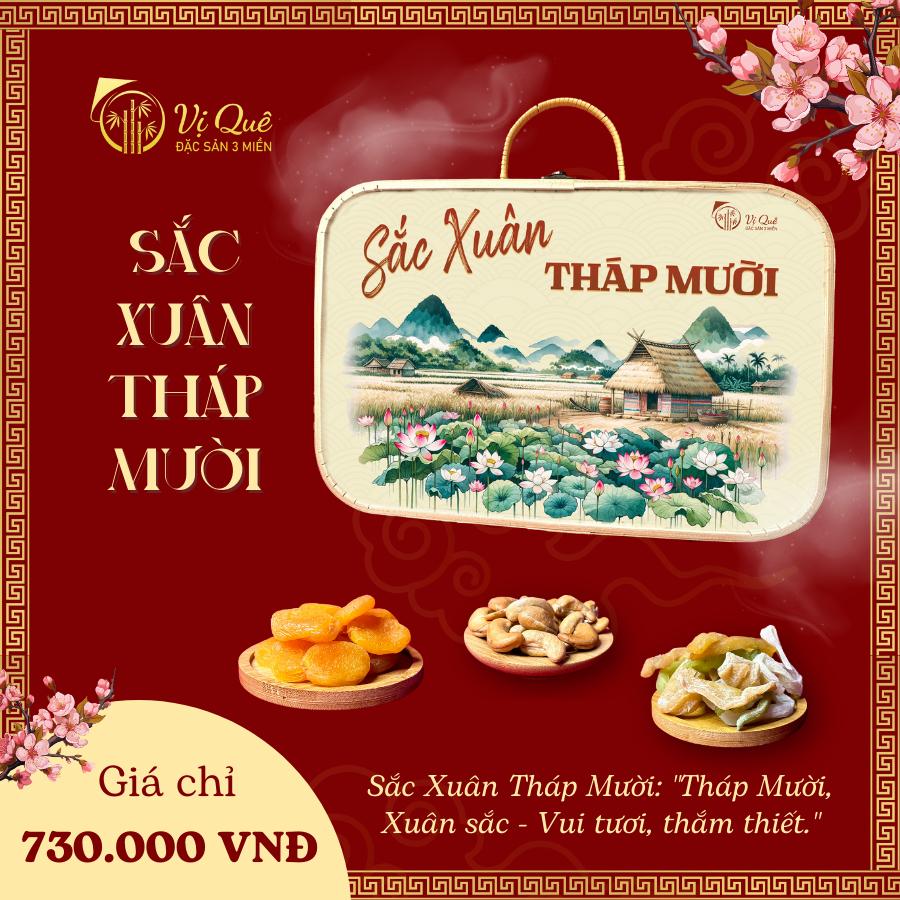 Giỏ quà tết 2024 Vị Quê - Quà tặng tết -SẮC XUÂN THÁP MƯỜI | Giỏ quà tết 63 tỉnh thành giỏ tre đựng quà tết-duoc-ban-tai-Vị Quê - Quà Tặng Đặc Sản