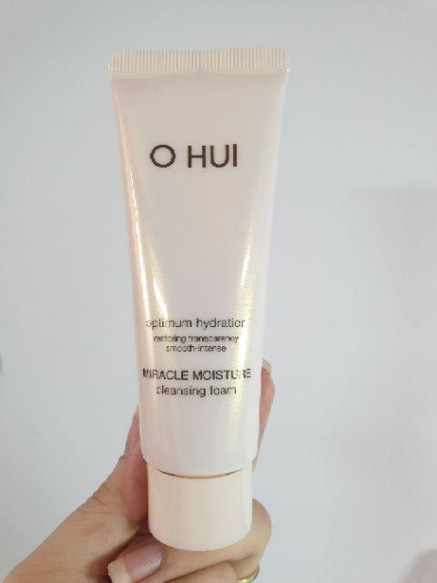 [ mini 40ml Trắng ] Sữa Rửa Mặt trắng da Dưỡng Ẩm Da làm sạch bụi bẩn tế bào sừng già OHUI extreme brightening foam-duoc-ban-tai-BTLoan