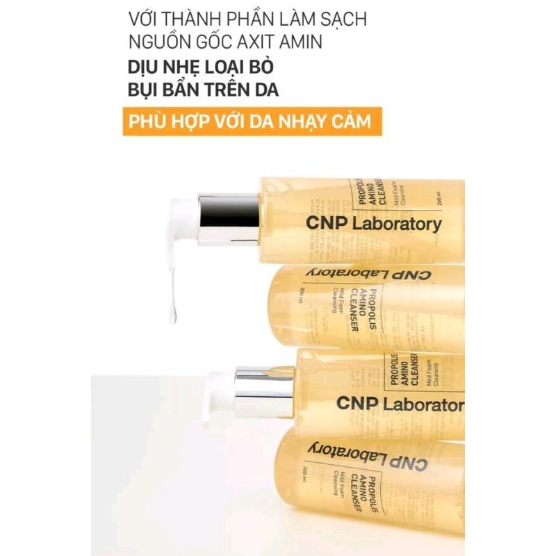 [ Full 200ML ] Sữa rửa mặt CNP Laboratory keo ong phục hồi, tái tạo CNP Propolis Amino Cleanser-duoc-ban-tai-BTLoan