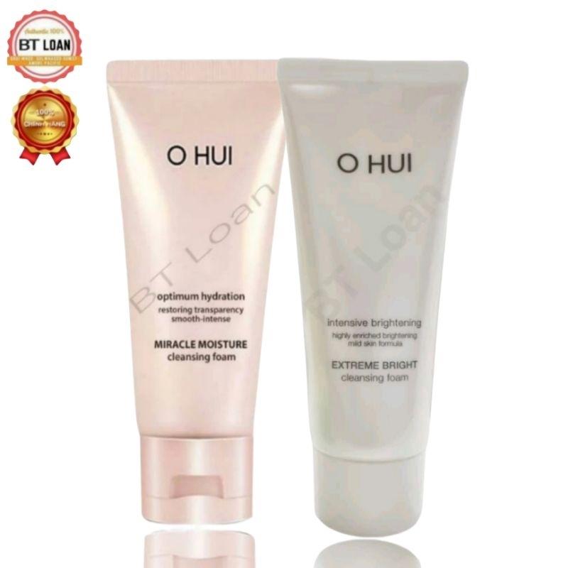 [ mini 40ml Trắng ] Sữa Rửa Mặt trắng da Dưỡng Ẩm Da làm sạch bụi bẩn tế bào sừng già OHUI extreme brightening foam-duoc-ban-tai-BTLoan