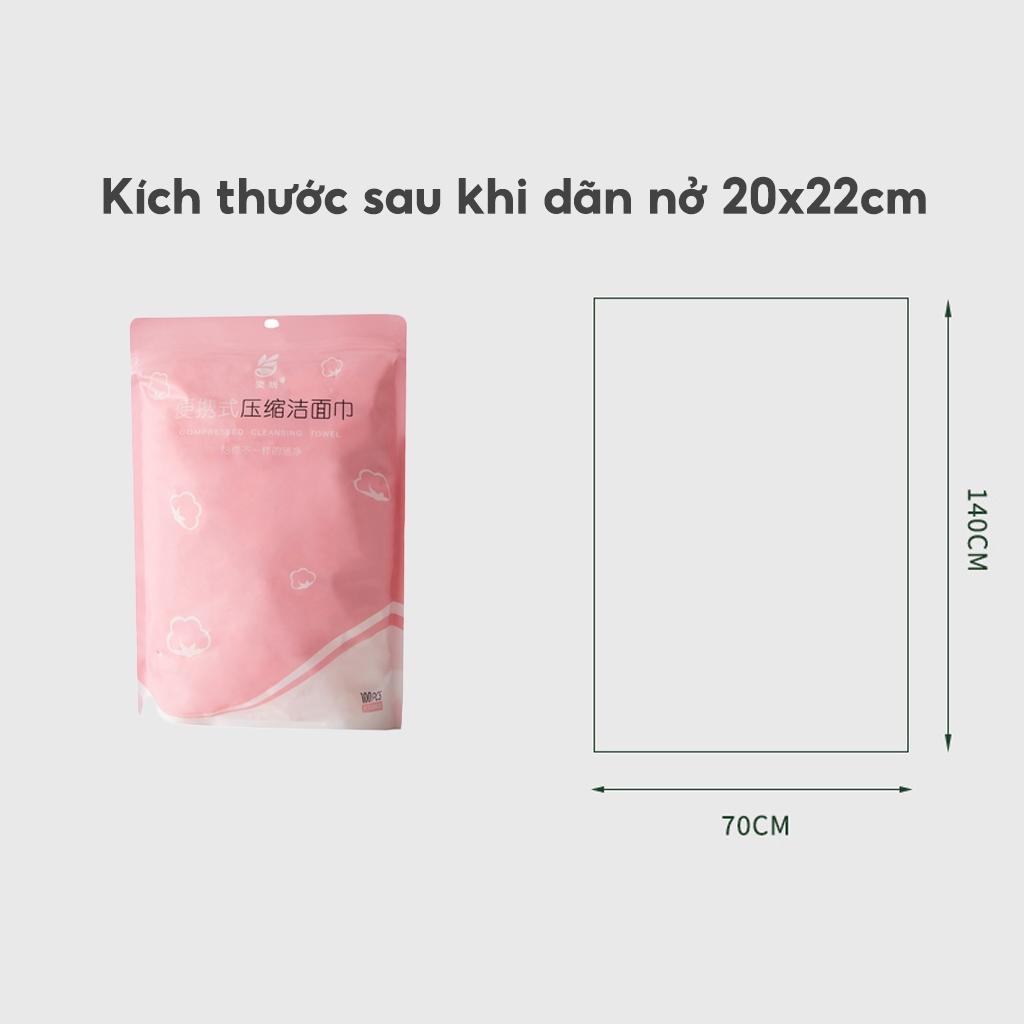 Gói 10 Khăn mặt nén dạng viên kẹo Dùng 1 lần YOUME- khăn nén dùng khi đi du lịch khách sạn tiện lợi-duoc-ban-tai-Quỳnh vy