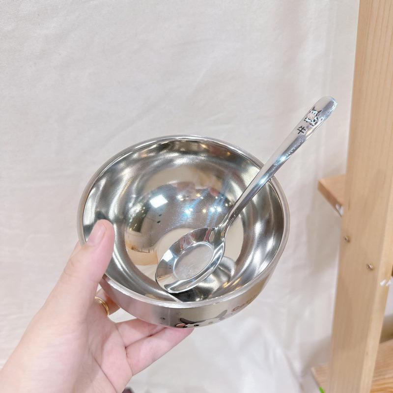 Bát inox chống nóng cho bé, bát nhẹ, lòng sâu tiện ích-duoc-ban-tai-Quỳnh vy