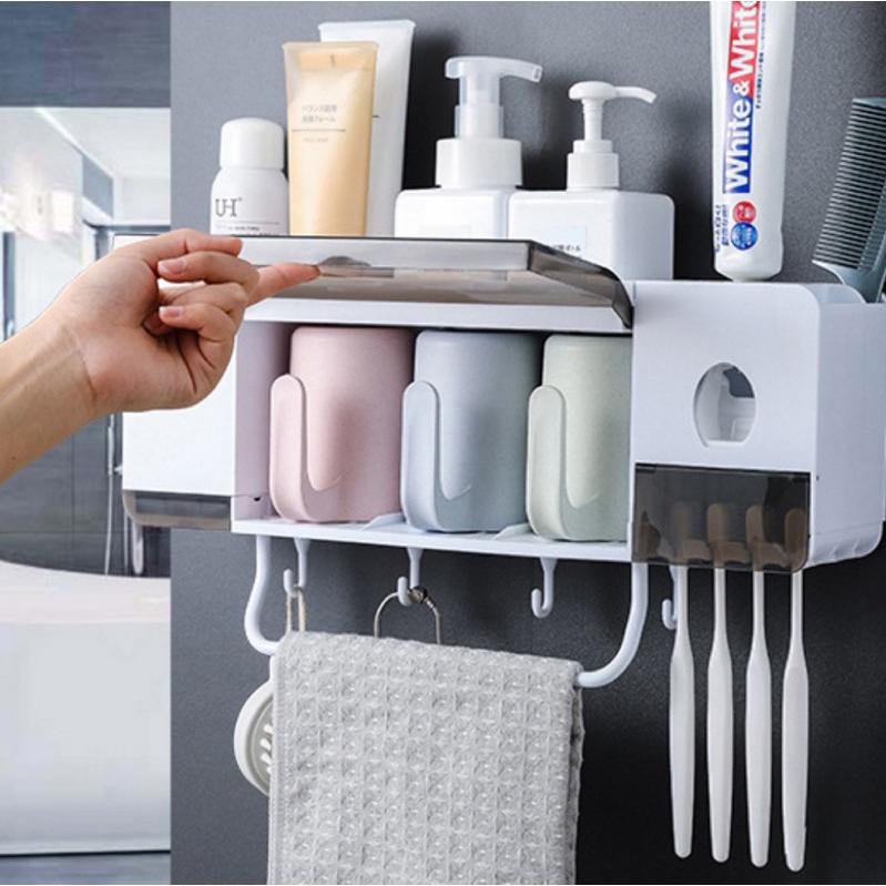 Bộ kệ nhả kem đánh răng, kệ để cài bàn trải đánh răng RA825-826-duoc-ban-tai-Quỳnh vy