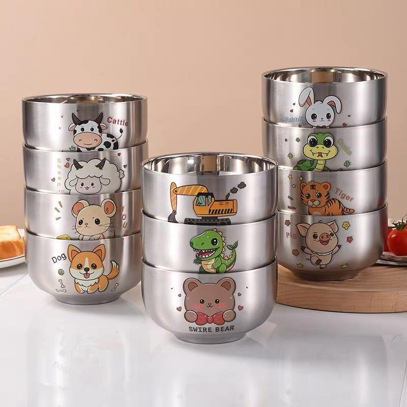 Bát inox chống nóng cho bé, bát nhẹ, lòng sâu tiện ích-duoc-ban-tai-Quỳnh vy