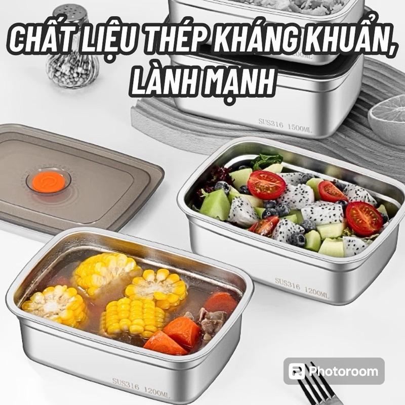 Hộp inox đựng thực phẩm có nắp đậy chống tràn-duoc-ban-tai-Quỳnh vy