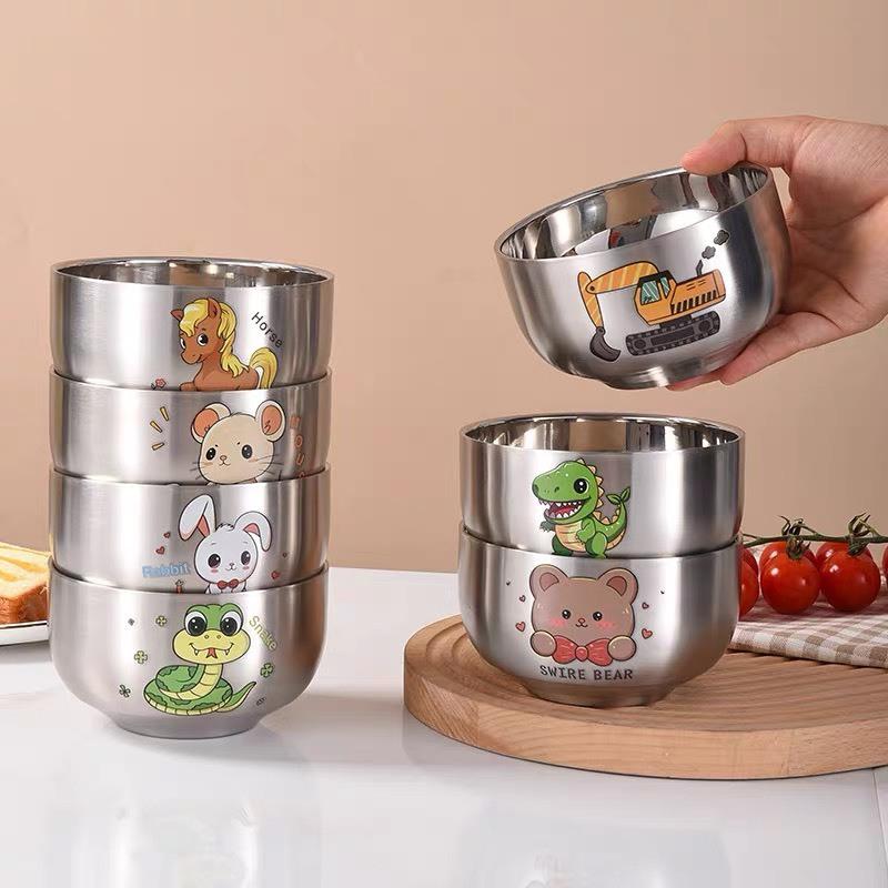 Bát inox chống nóng cho bé, bát nhẹ, lòng sâu tiện ích-duoc-ban-tai-Quỳnh vy