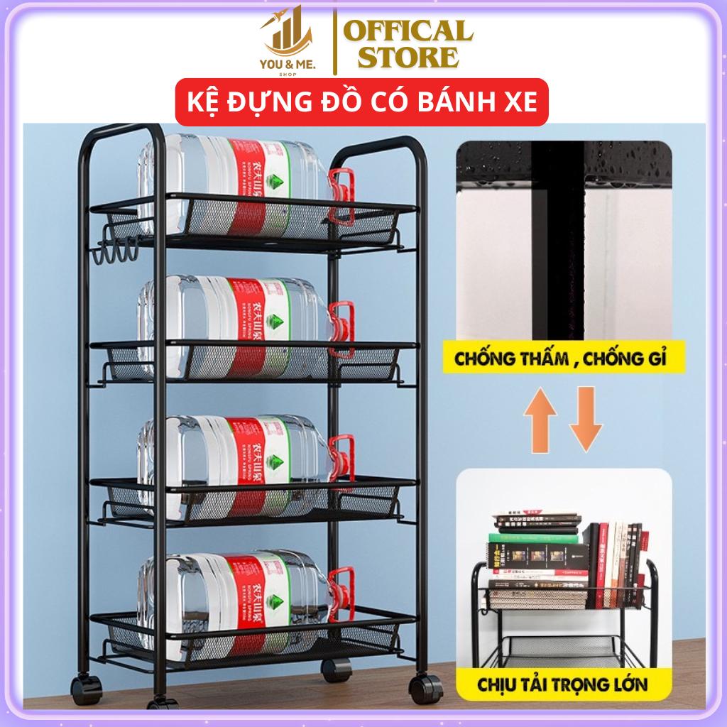 Kệ lưới 4 tầng đựng đồ, Kệ đựng đồ khung thép đa năng tiện ích-duoc-ban-tai-Quỳnh vy