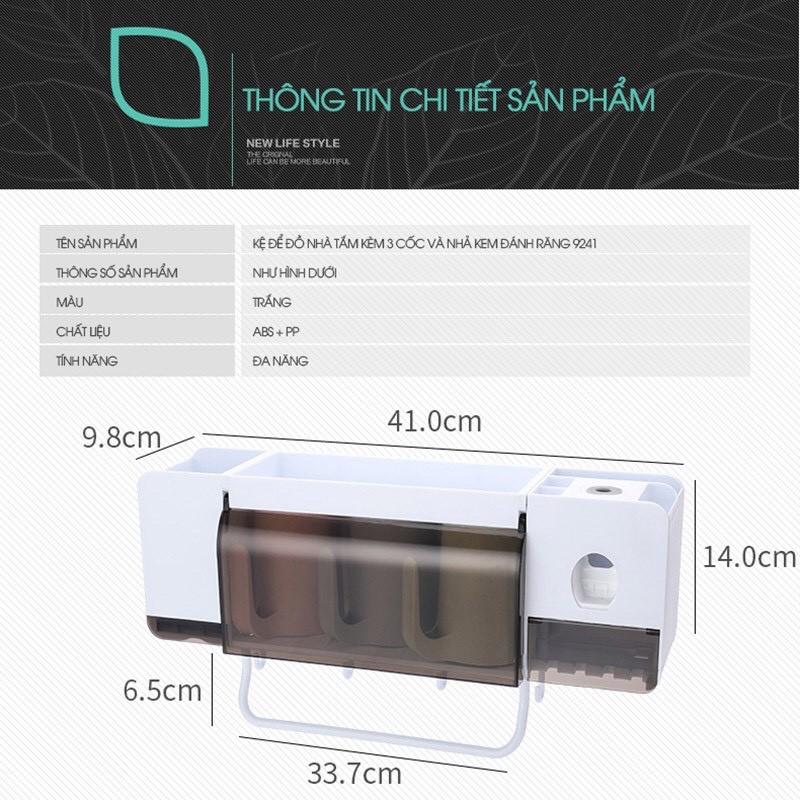 Bộ kệ nhả kem đánh răng, kệ để cài bàn trải đánh răng RA825-826-duoc-ban-tai-Quỳnh vy