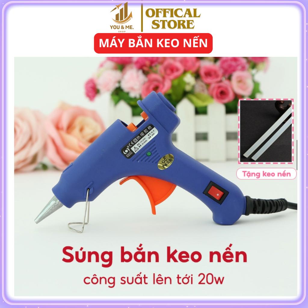 Súng Bắn Keo Nến Silicon -  Máy Keo Nến 20W Làm Đồ Handmade Đồ Trang Trí Dụng Cụ Tiện Ích-duoc-ban-tai-Quỳnh vy