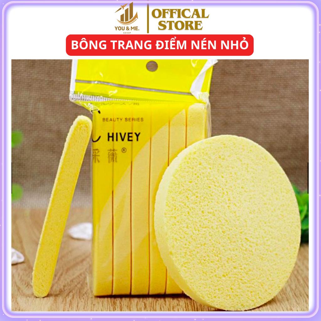 Gói 12 Miếng bông nở rửa mặt YOUME - Mút bọt biển tẩy trang dạng nén bỏ túi mini tiện lợi-duoc-ban-tai-Quỳnh vy