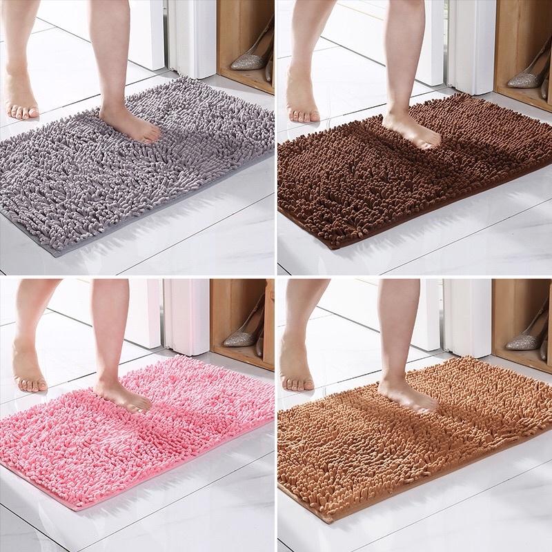 Thảm chùi chân 33cm x 50cm loại dày siêu thấm hút, Thảm trải sàn lông xù mềm mại-duoc-ban-tai-Quỳnh vy