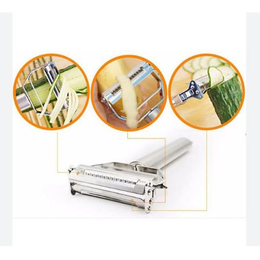 Nạo củ quả inox 3 trong 1, Bàn nạo, dụng cụ bào cắt củ quả tiện ích-duoc-ban-tai-Quỳnh vy
