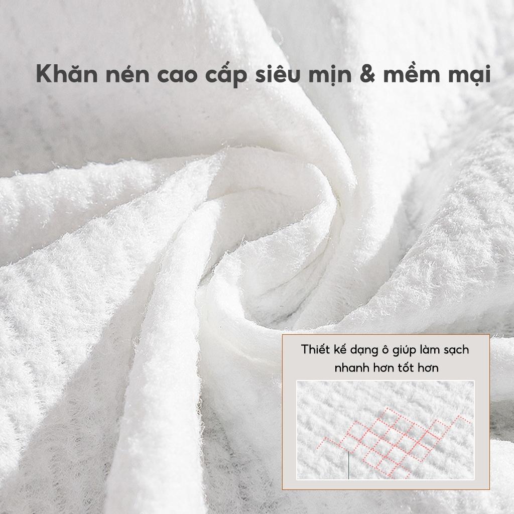 Gói 10 Khăn mặt nén dạng viên kẹo Dùng 1 lần YOUME- khăn nén dùng khi đi du lịch khách sạn tiện lợi-duoc-ban-tai-Quỳnh vy