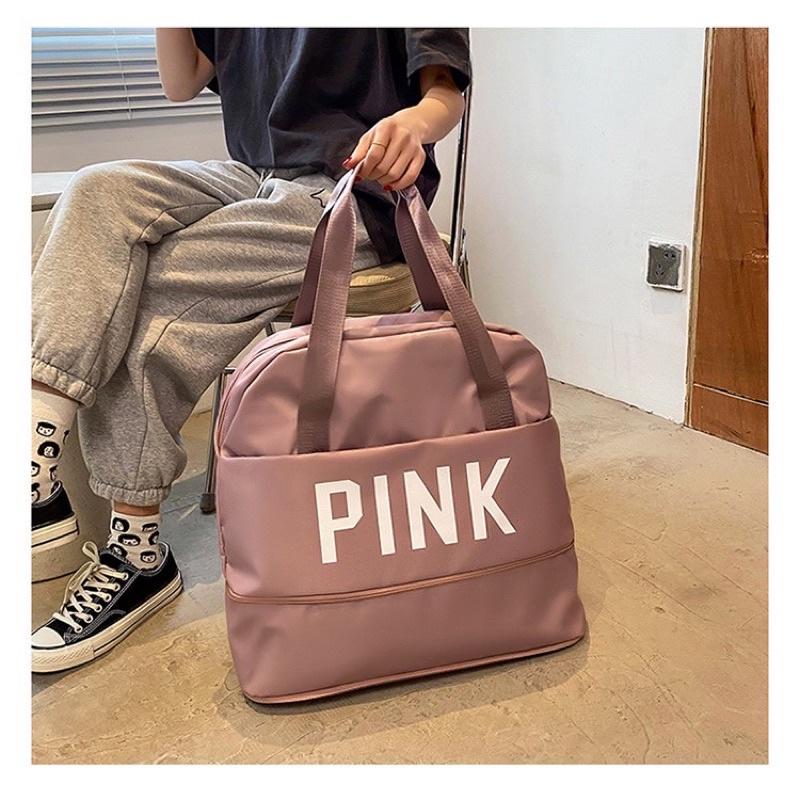 Túi du lịch PINK size to, túi đựng đồ du lịch-duoc-ban-tai-Quỳnh vy