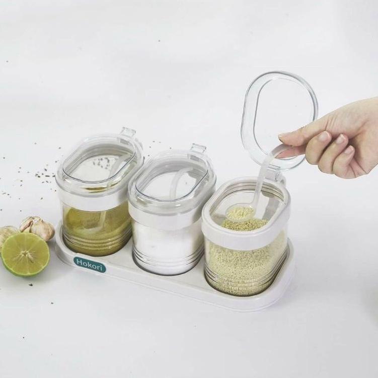 LỌ GIA VỊ HOKORI VIỆT NHẬT - 3 LỌ-duoc-ban-tai-Quỳnh vy