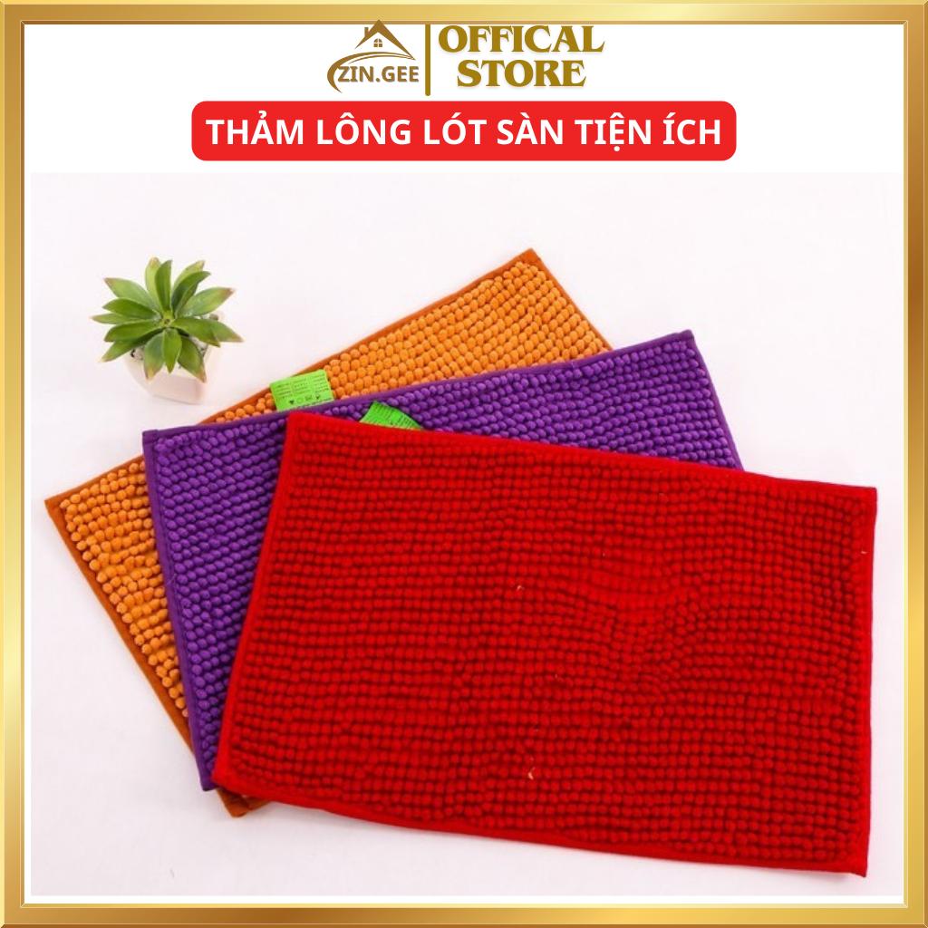 Thảm chùi chân 33cm x 50cm loại dày siêu thấm hút, Thảm trải sàn lông xù mềm mại-duoc-ban-tai-Quỳnh vy