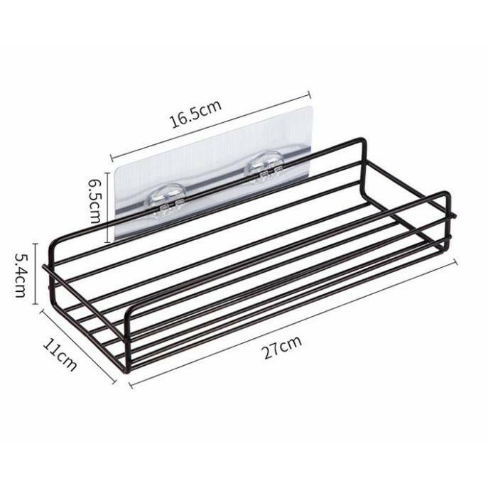 KỆ SẮT CHỮ NHẬT DÁN TƯỜNG NHÀ TẮM, KỆ TRANG TRÍ DECOR NHÀ CỬA-duoc-ban-tai-Quỳnh vy