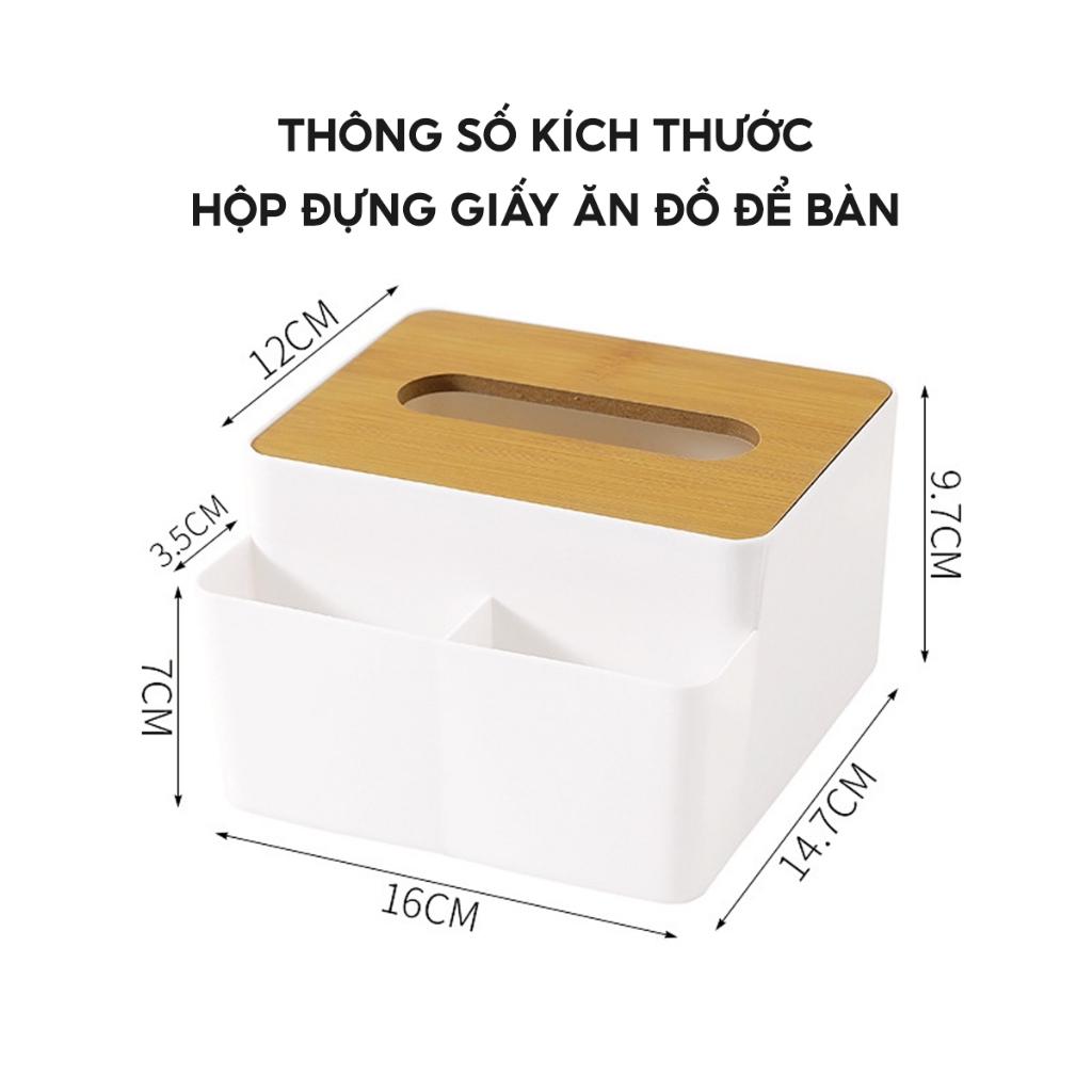 HỘP GIẤY ĂN ĐỂ BÀN NẮP GỖ-duoc-ban-tai-Quỳnh vy