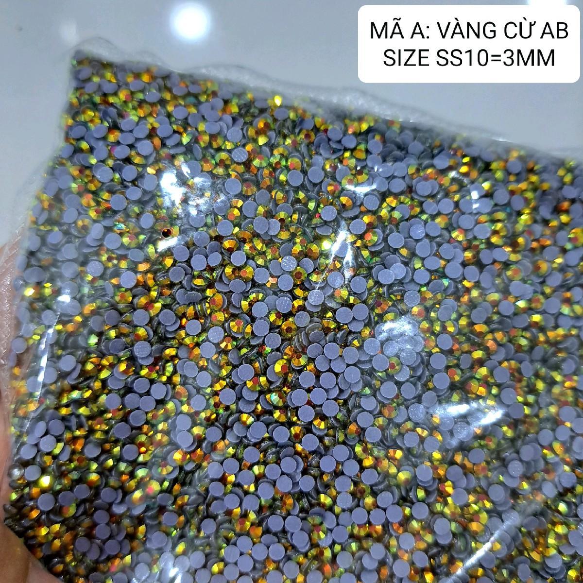 ĐÁ ỦI NHIỆT - ĐÁ ĐÍNH ÁO SIZE SS10=3MM NHIỀU MÀU SẮC ( LOẠI A THƯỜNG )-duoc-ban-tai-0776610669.STONE.NGUYEN