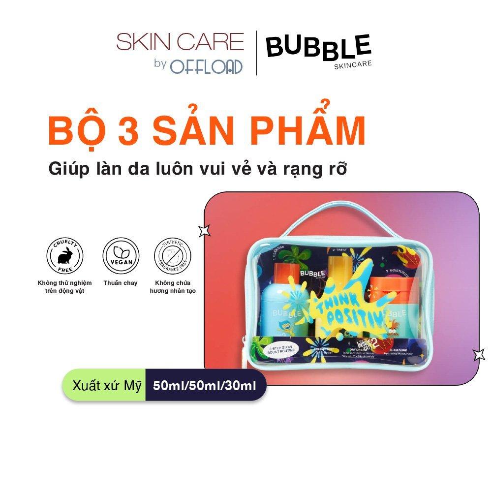 Bộ 3 bước giúp da sáng rạng rỡ tràn đầy năng lượng Bubble | Think Positive lấy cảm hứng từ bộ phim Inside Out 2-duoc-ban-tai-Offload Spa