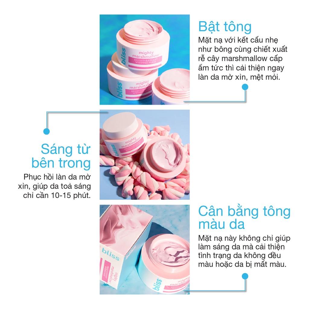 Mặt nạ trắng sáng & rạng rỡ Bliss | Mighty Marshmallow Brightening Face Mask-duoc-ban-tai-Offload Spa