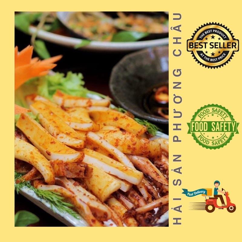 Mực lá đại dương cắt khúc-duoc-ban-tai-Hải Sản Phương Châu