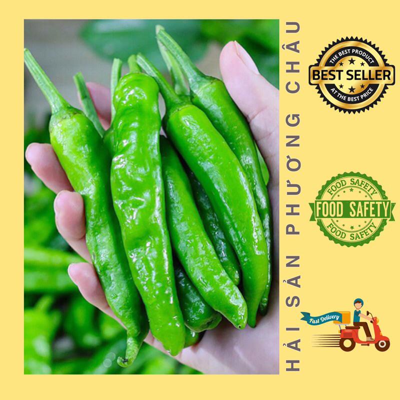 [HỎA TỐC SG] Ớt sừng xanh Hàn Quốc thơm giòn ngọt ăn thịt nướng 100g-duoc-ban-tai-Hải Sản Phương Châu
