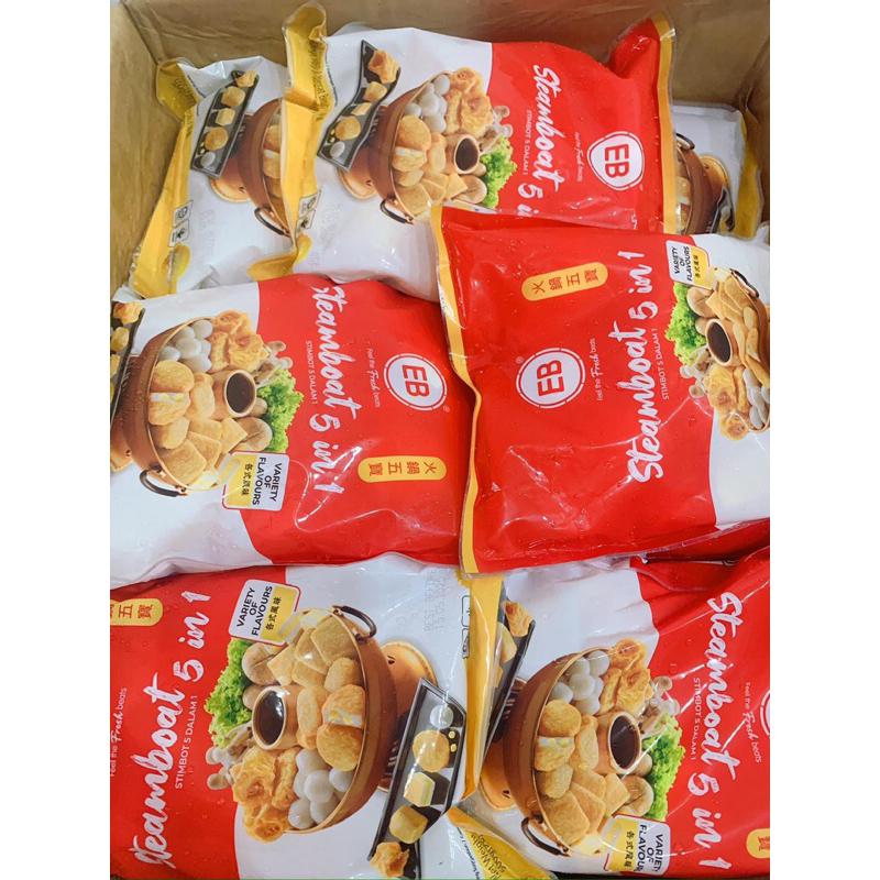[HỎA TỐC SG] Viên thả lẩu Malaysia 5in1 EB thơm ngon lẩu nướng chiên đều ngon 500g-duoc-ban-tai-Hải Sản Phương Châu