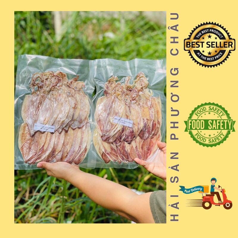 [HỎA TỐC SG] Mực khô ngon Phan Thiết size trung 500g (50-60 con/kg)-duoc-ban-tai-Hải Sản Phương Châu