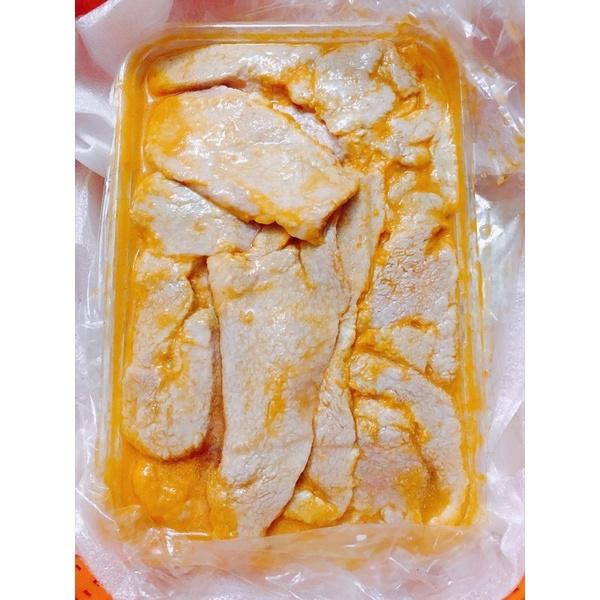 [HOẢ TỐC SG] Vú heo ướp chao sẵn nướng giòn ngon 500g-duoc-ban-tai-Hải Sản Phương Châu