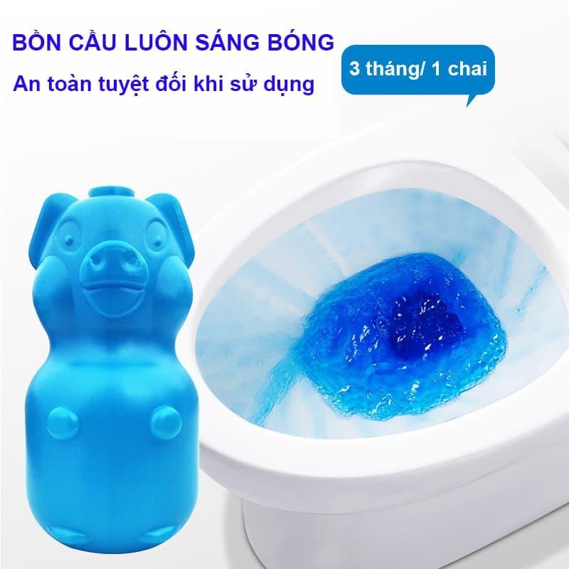 Lọ heo thả bồn cầu khử mùi tolet, nước tẩy bồn cầu làm sạch vết bẩn-duoc-ban-tai-Quỳnh vy