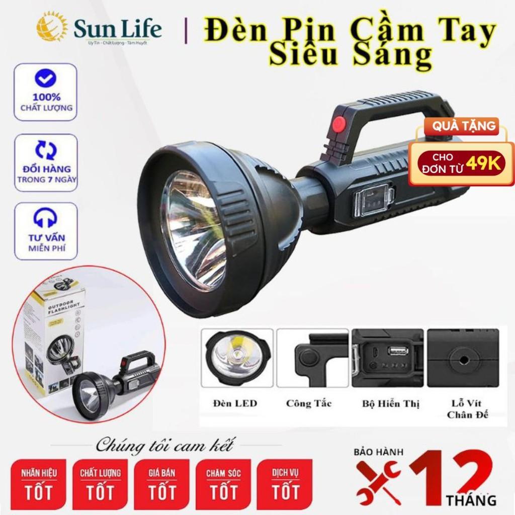 Đèn pin cầm tay siêu sáng 3 chế độ chiếu xa 500m chống thấm nước-duoc-ban-tai-Quỳnh vy