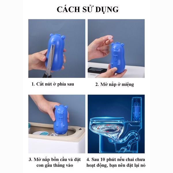 Lọ heo thả bồn cầu khử mùi tolet, nước tẩy bồn cầu làm sạch vết bẩn-duoc-ban-tai-Quỳnh vy